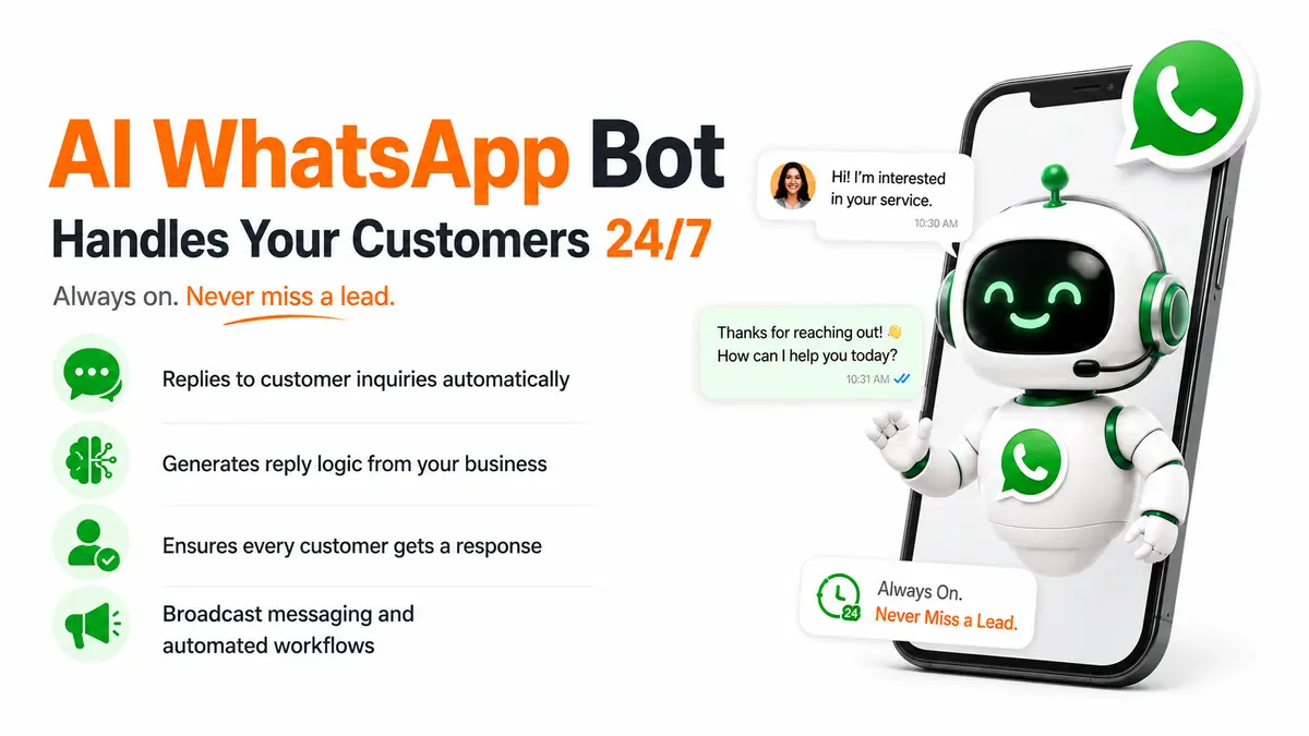 AI WhatsApp bot in AdsHelper